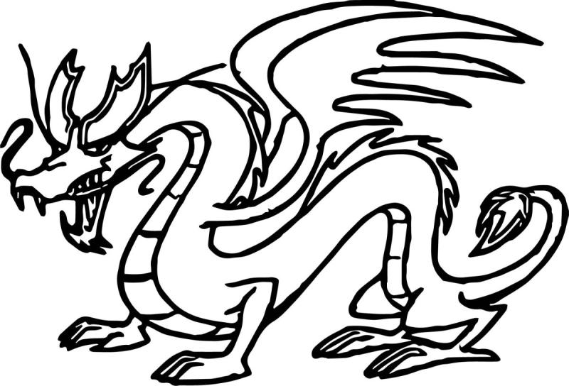 Раскраски драконов для детей 10-12 лет