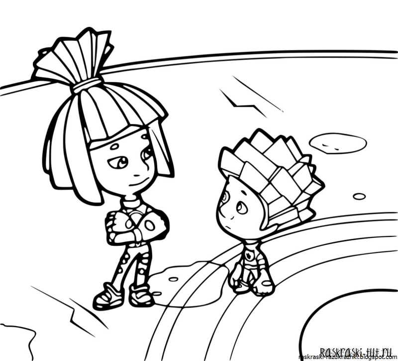 Раскраски для мальчиков Фиксики