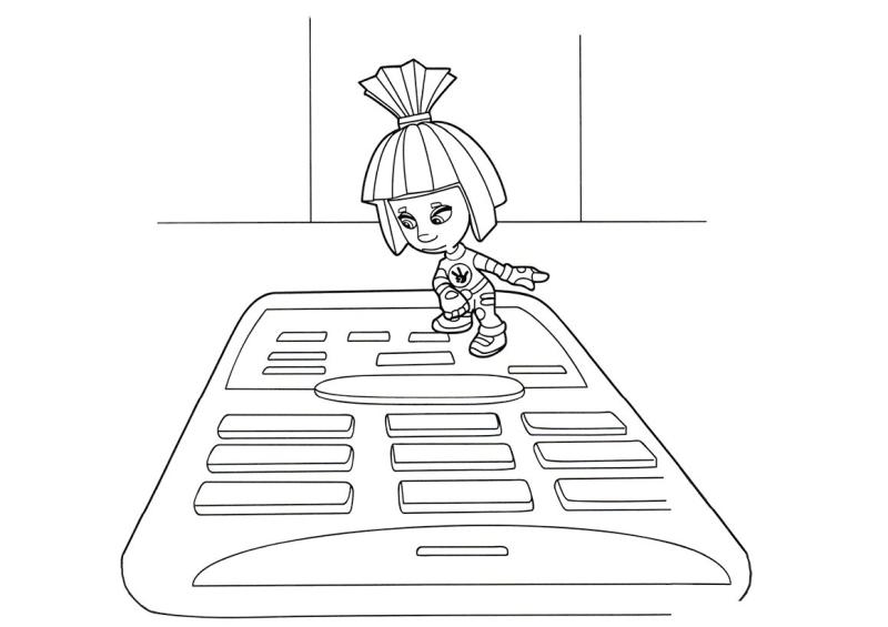 Симка раскраска