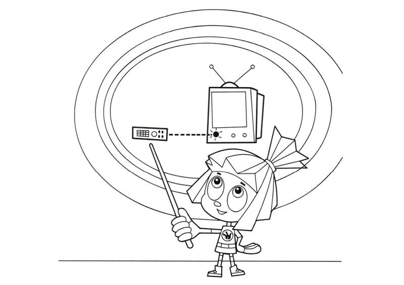 Раскраска "Фиксики"