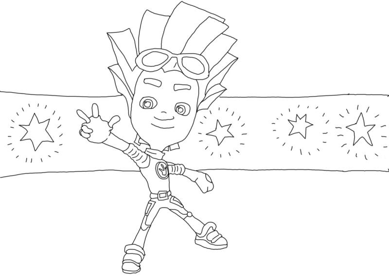 Фиксики Файер разукрашка