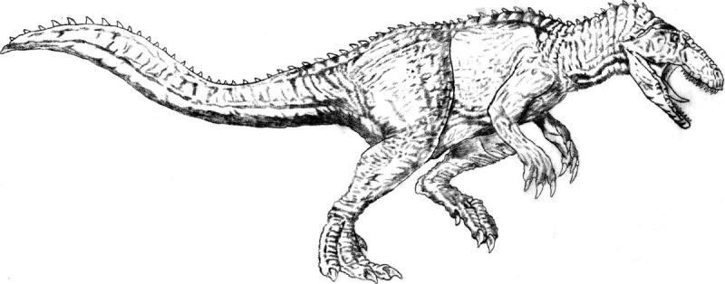 Динозавры / раскраска