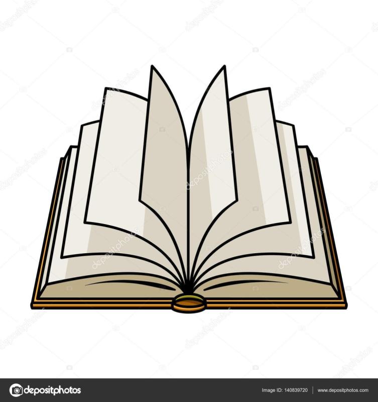Эскиз открытой книги
