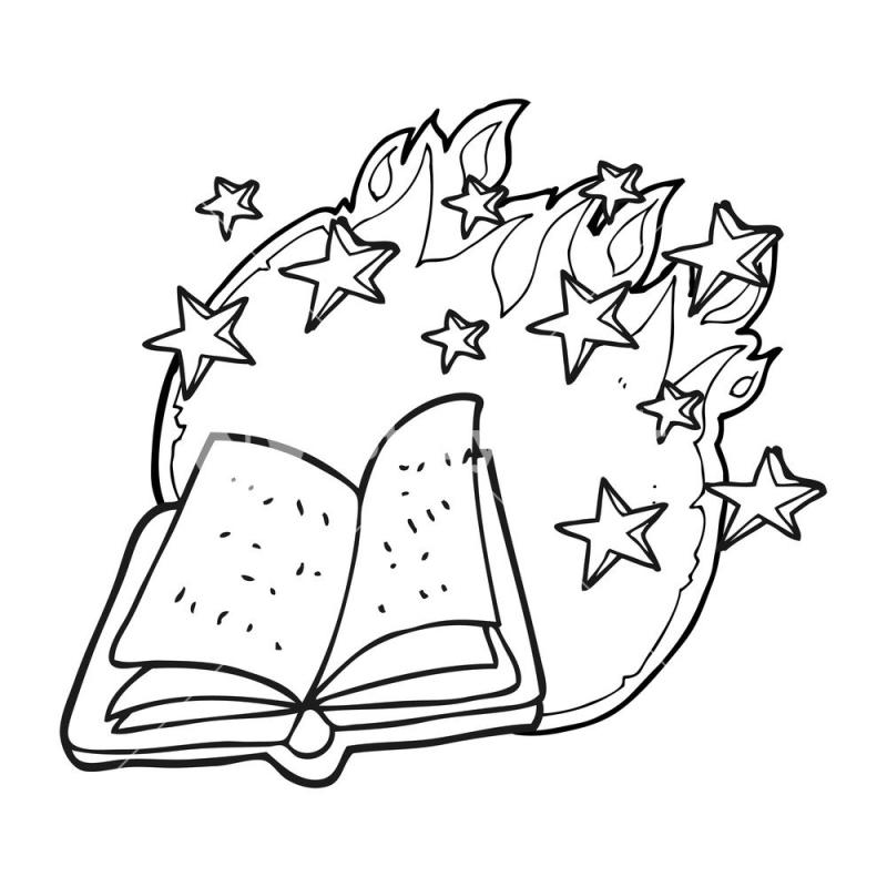 Волшебная книга раскраска