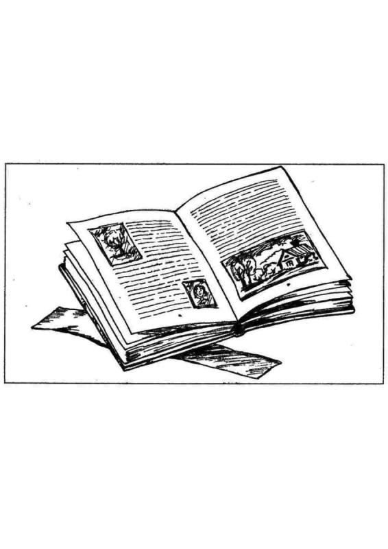 Раскраска "книга"