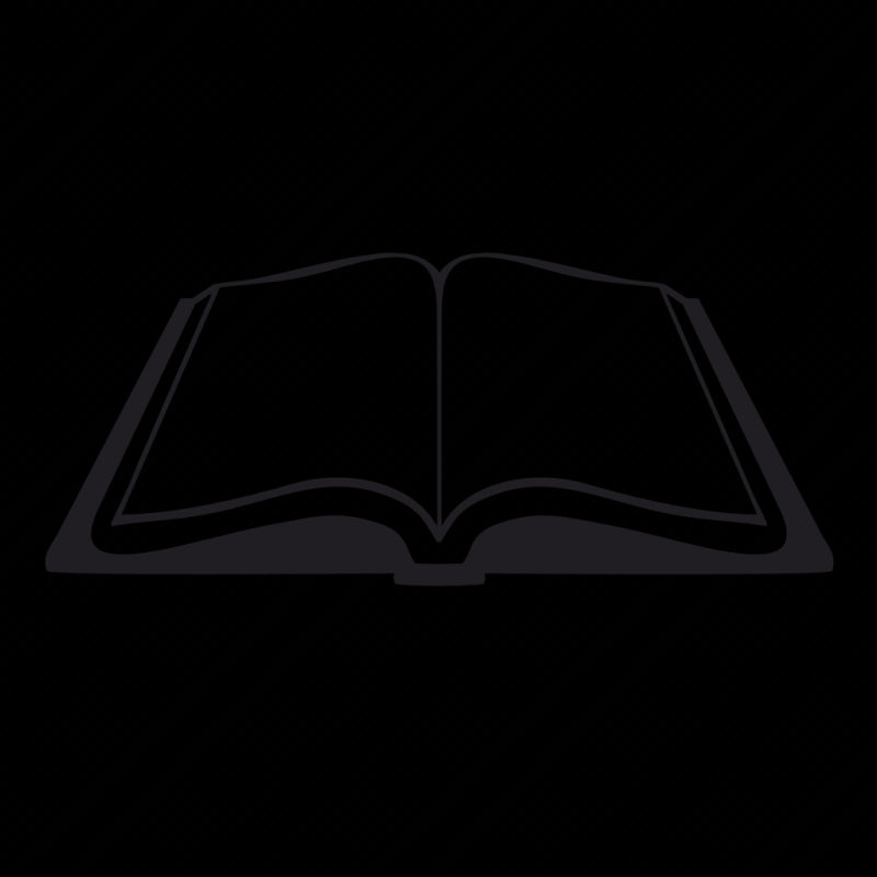 Силуэт открытой книги