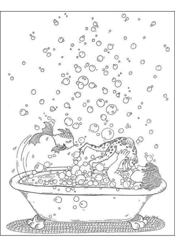 Раскраска ванной комнаты