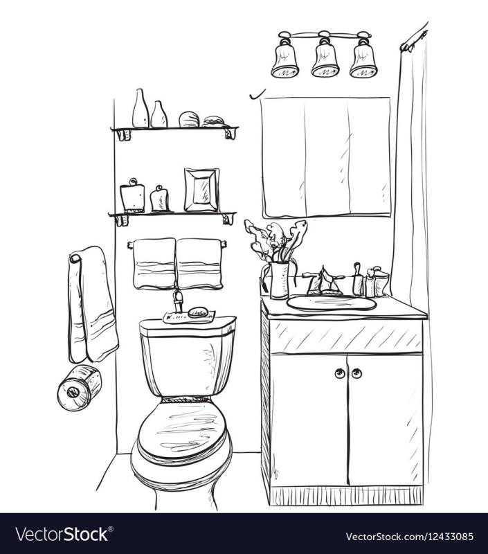 Ванная комната для рисования