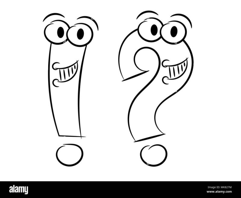 Знаки препинания раскраска