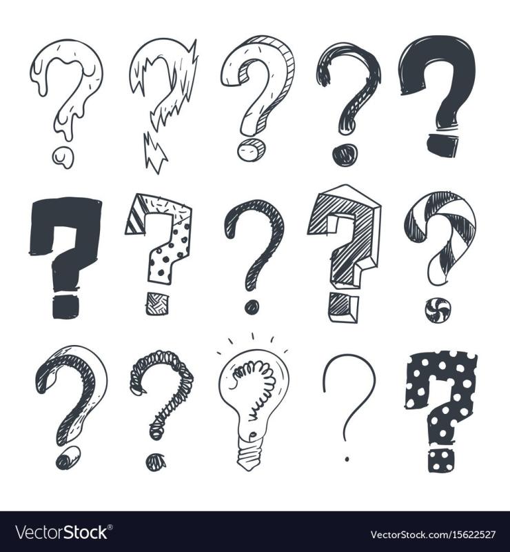 Знак вопроса маленький