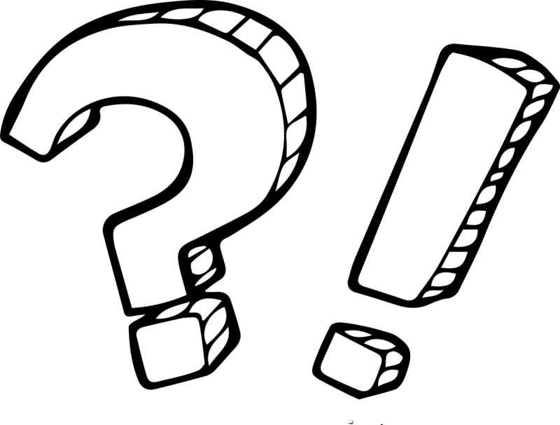 Hand drawn question Mark