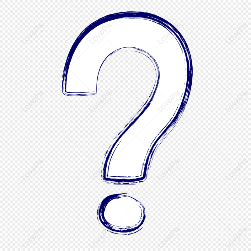 Знак вопроса трафарет