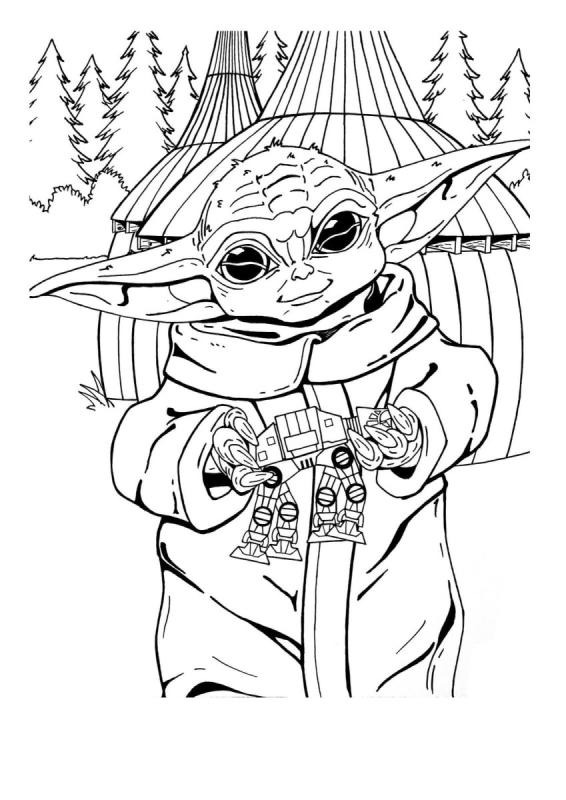 Йод раскраска для детей