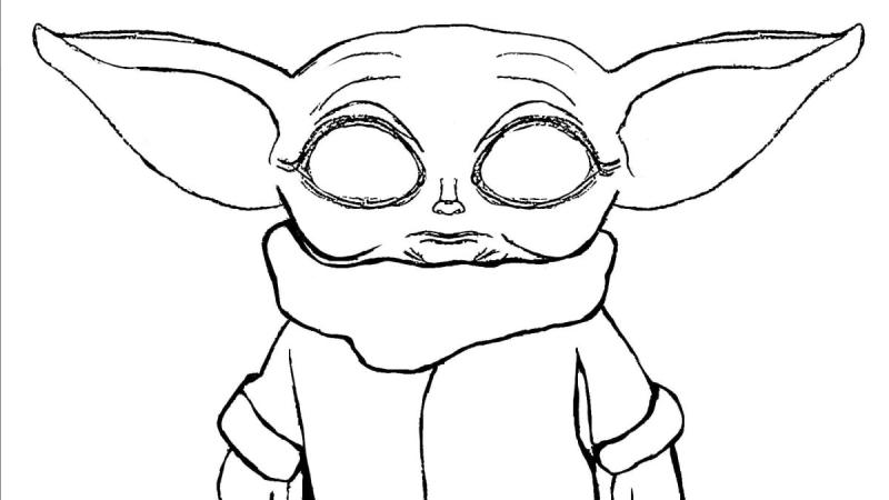 Мастер йода раскраска