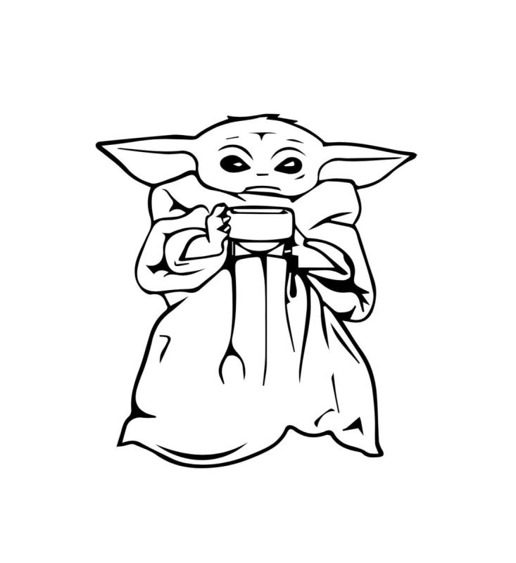 Бейби йода вектор