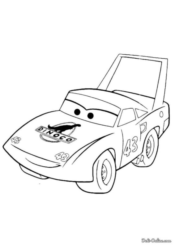 Раскраски Тачки Чико Хикс