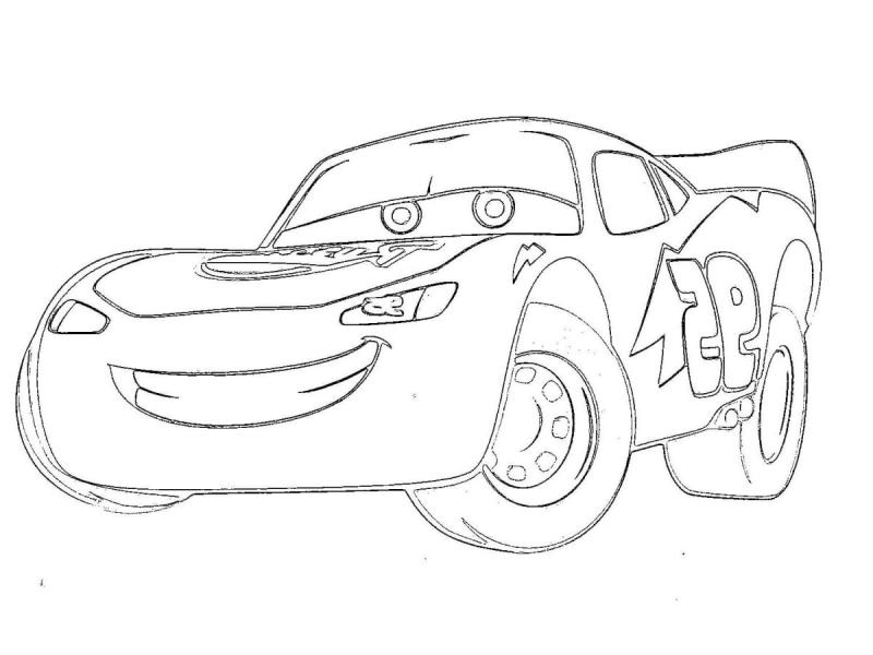 Молния Маквин рисунок карандашом