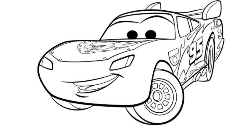 Машинки Маквин раскраска счет