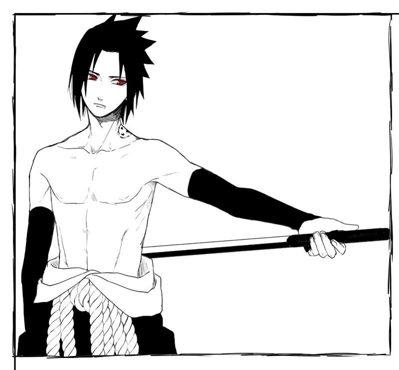 Итачи Учиха набросок