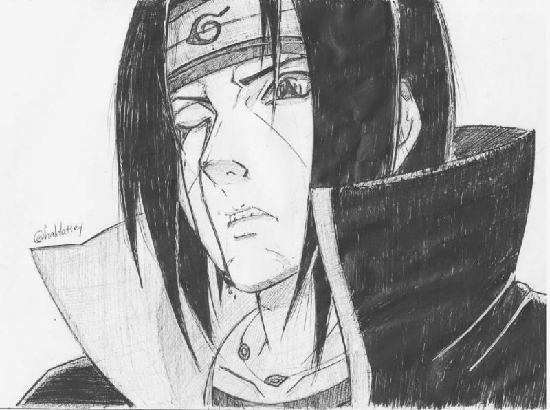 Итачи карандашом