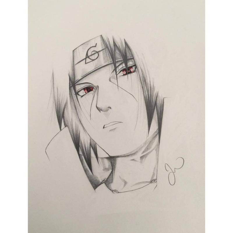 Шаринган Саске легко