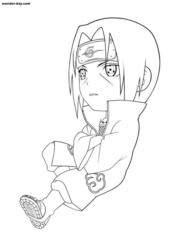 Смерть Итачи для срисовки