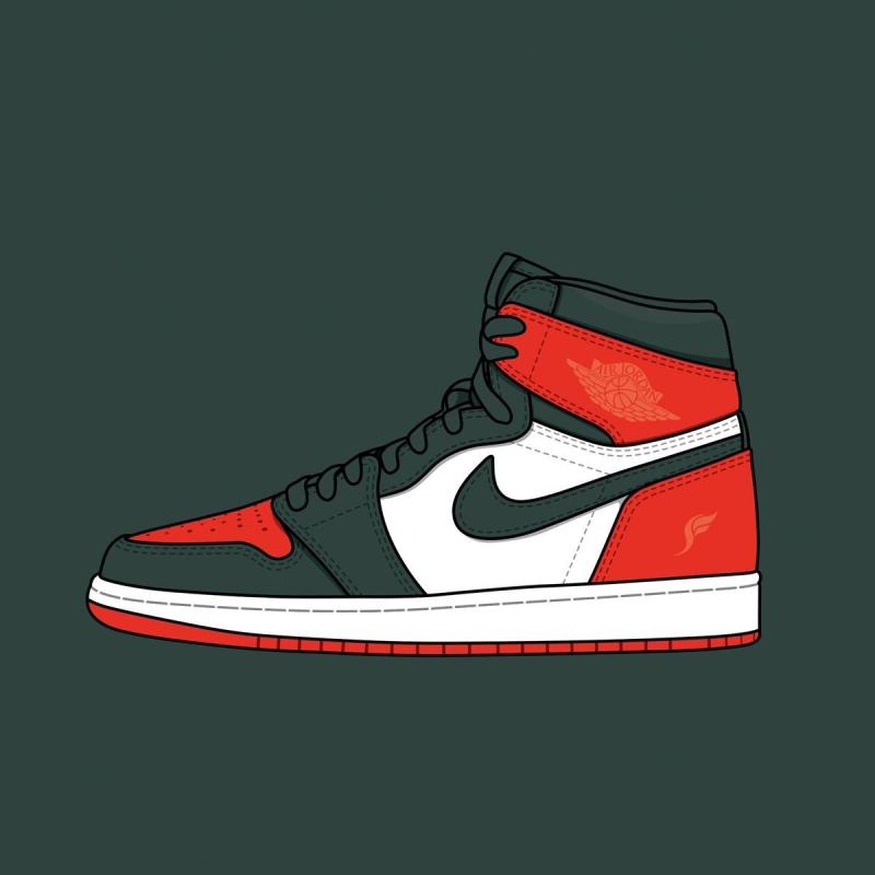 Nike Air Jordan 1 Sketch