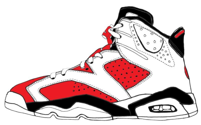 Рисунок джорданы 5