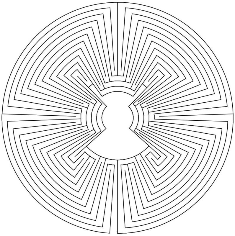 Раскраски спираль79