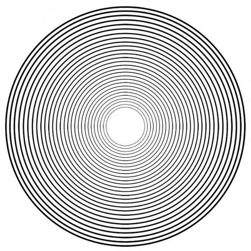 Круглые геометрические узоры