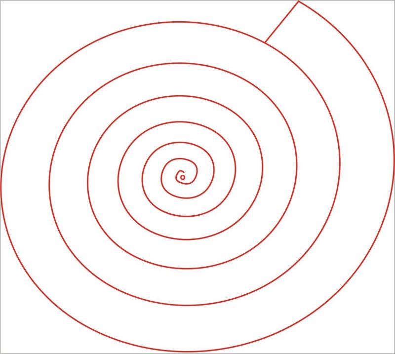 Спиральная раскраска