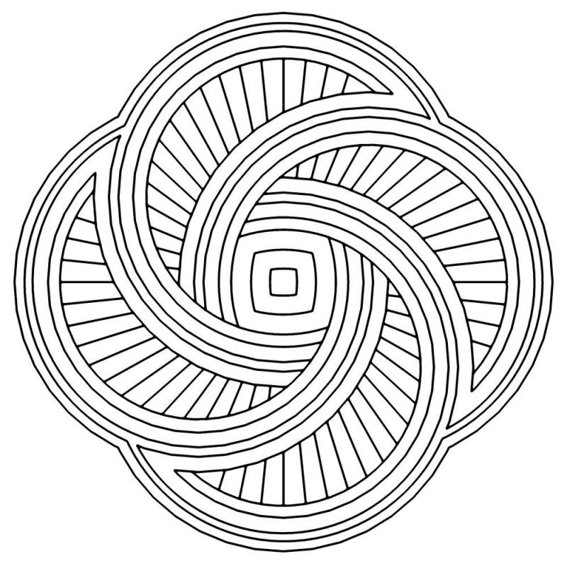 Мандала спираль