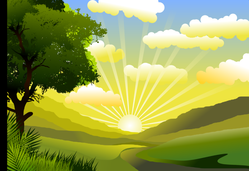 Мультяшная природа