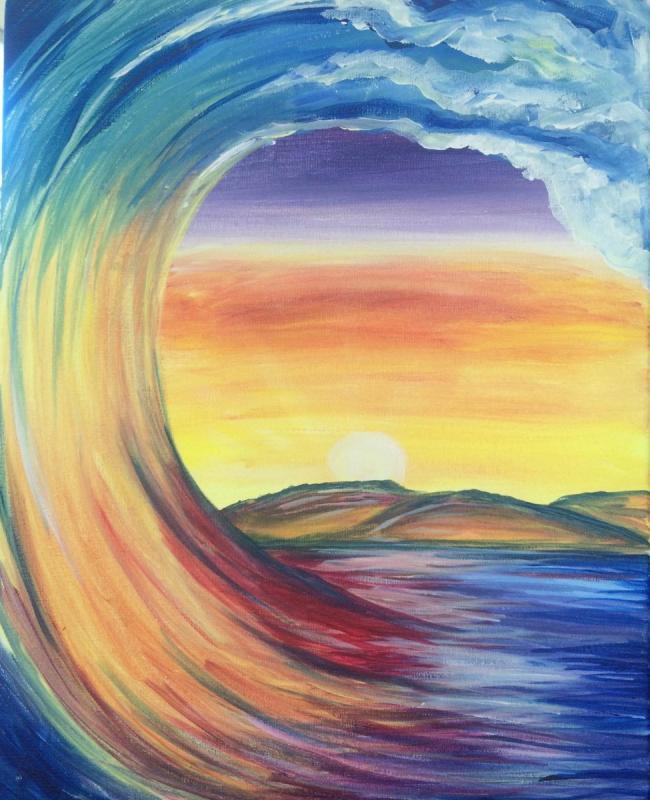 Рассвет рисунок