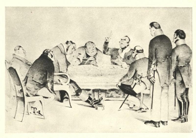 Иллюстрации к Ревизору Гоголя Кардовский