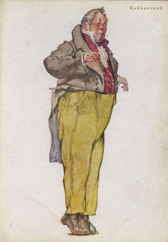 Рисунки Гоголя к своим произведениям