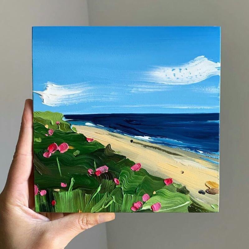 Пейзажи акрилом на холсте лёгкие