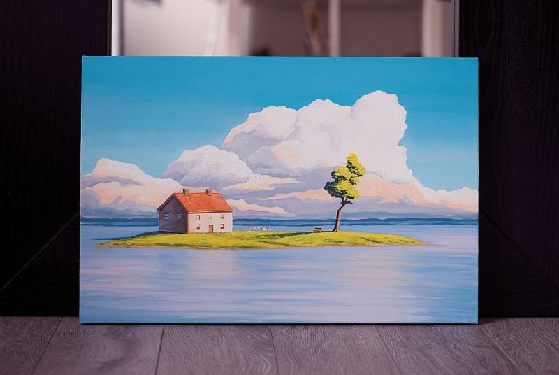 Картины акрилом для начинающих