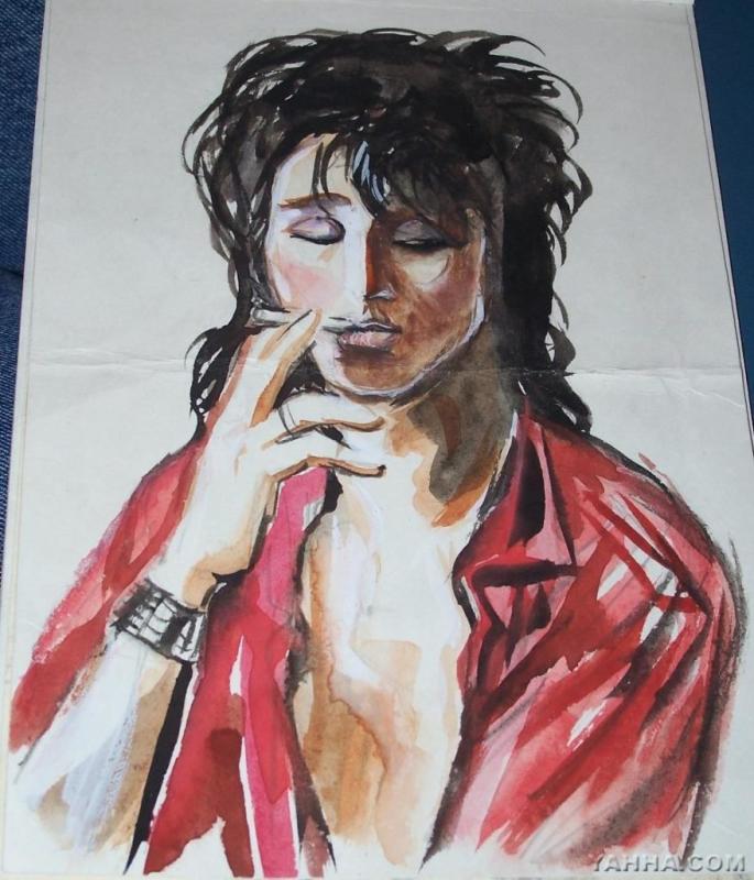 Виктор Цой портреты живопись