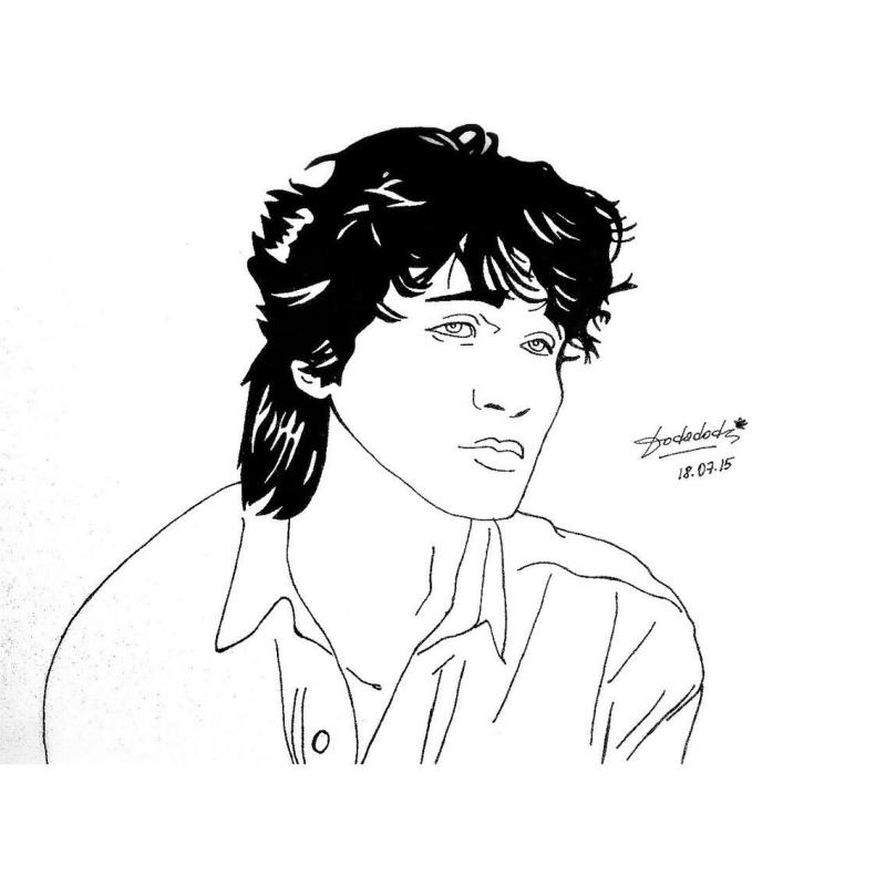 Виктор Цой Наброски