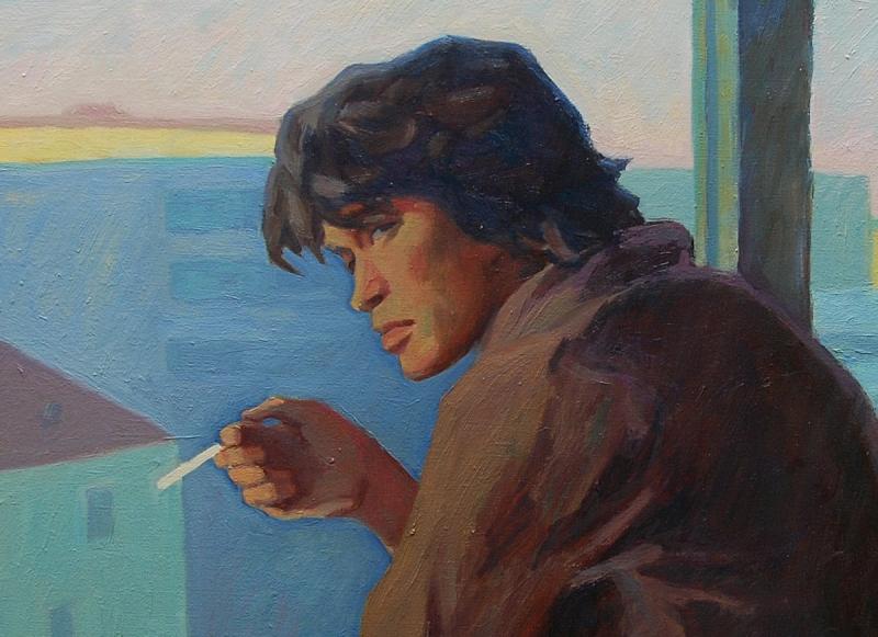 Виктор Цой портрет