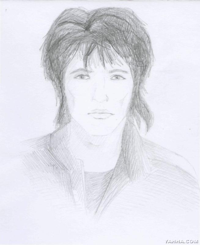 Портрет Виктора Цоя для срисовки