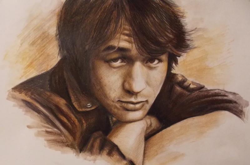 Виктор Цой портрет