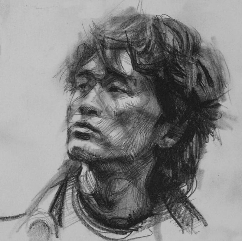 Виктор Цой Наброски