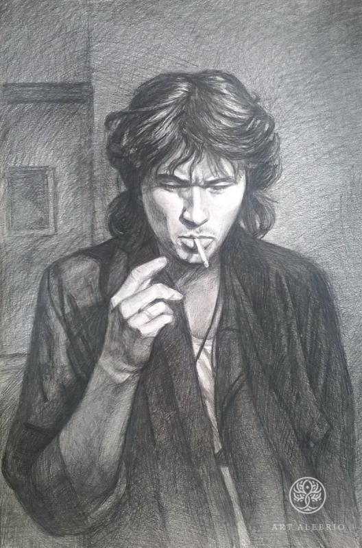 Виктор Цой портрет