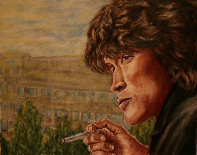 Автопортрет Виктора Цоя