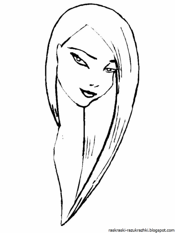 Рисунки без цвета аниме