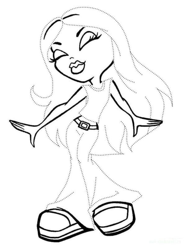 Роза раскраска