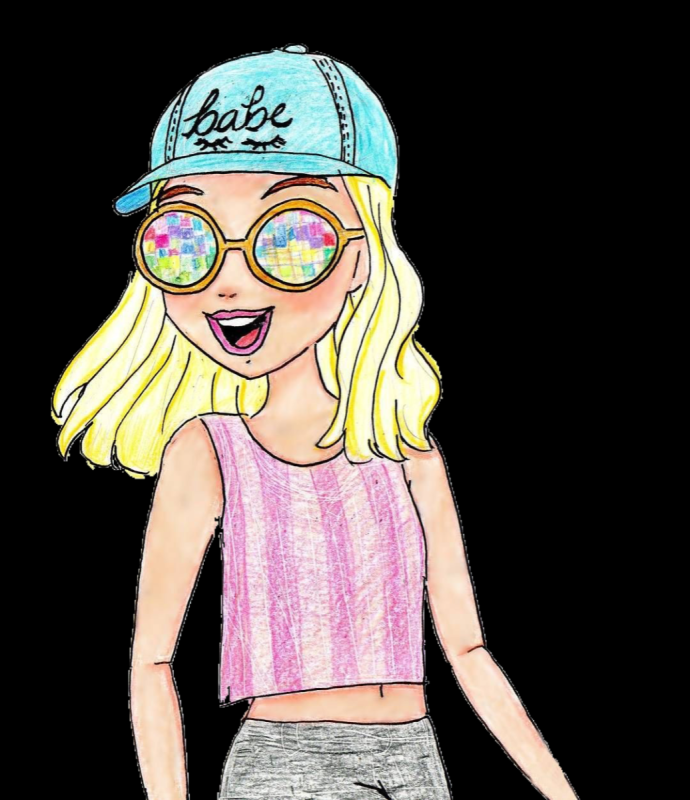 Милые рисунки для срисовки для девочек