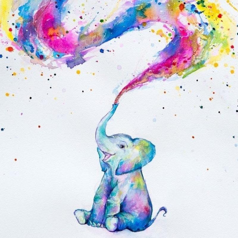 Маленькие рисунки красками